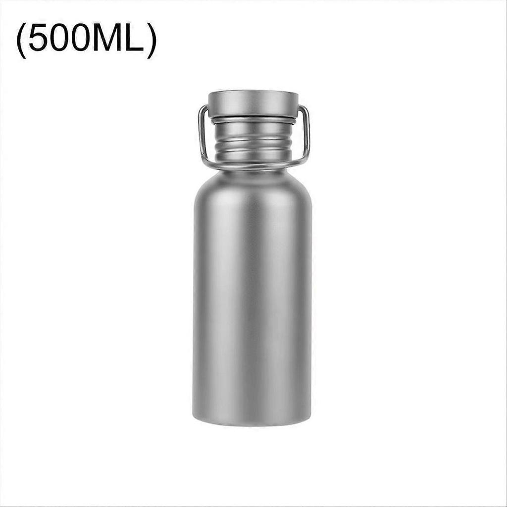Titanium Water Bottle 600ml - Ultralight, Leak-Proof, Sport Bottle