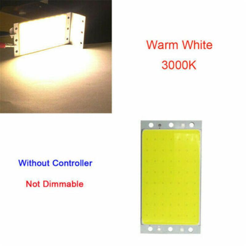 94x50mm Rectangular Uniform Cob Led Panel  Light 12-14v 20 Ultra Bright Strip Lamp Board