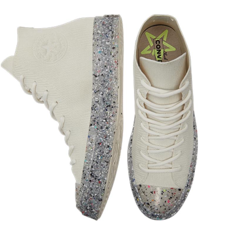 Converse Chuck 70 Chuck Taylor All Star Versatile Everyday High Top Canvas Shoes Unisex White Grey