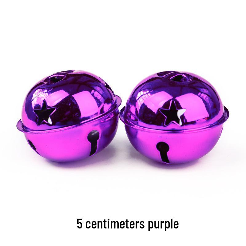Multi-Colored Vacuum-Plated Festival Bells for Christmas and New Year Decor