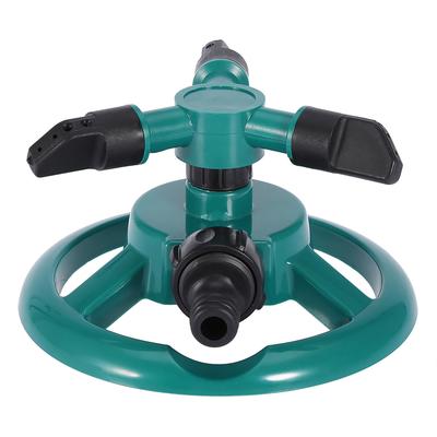 360 Degrees  Fully 3 Nozzle Circle Rotating Watering Sprinkler Irrigation System for Garden