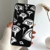 Scary Face Eyes Case For Samsung Galaxy A55 A15 A35 A56 A06 A16 A26 A36 A32 A52 A13 A33 A53 A14 A34 A54 A17