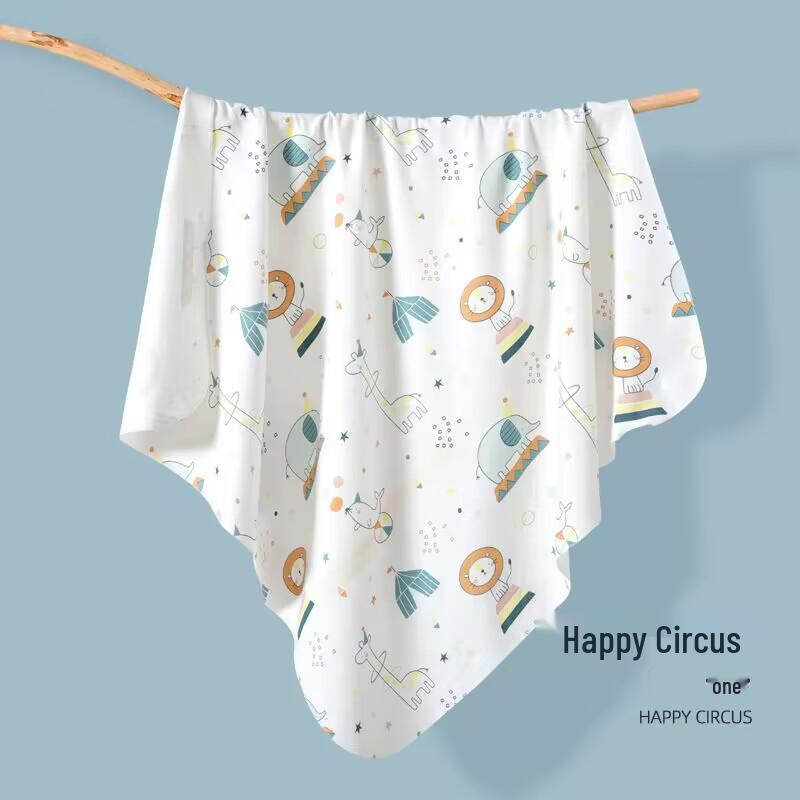 Class A Pure Cotton Newborn Swaddle Blanket – Soft, Thin, Skin-Friendly, All-Season Wrap