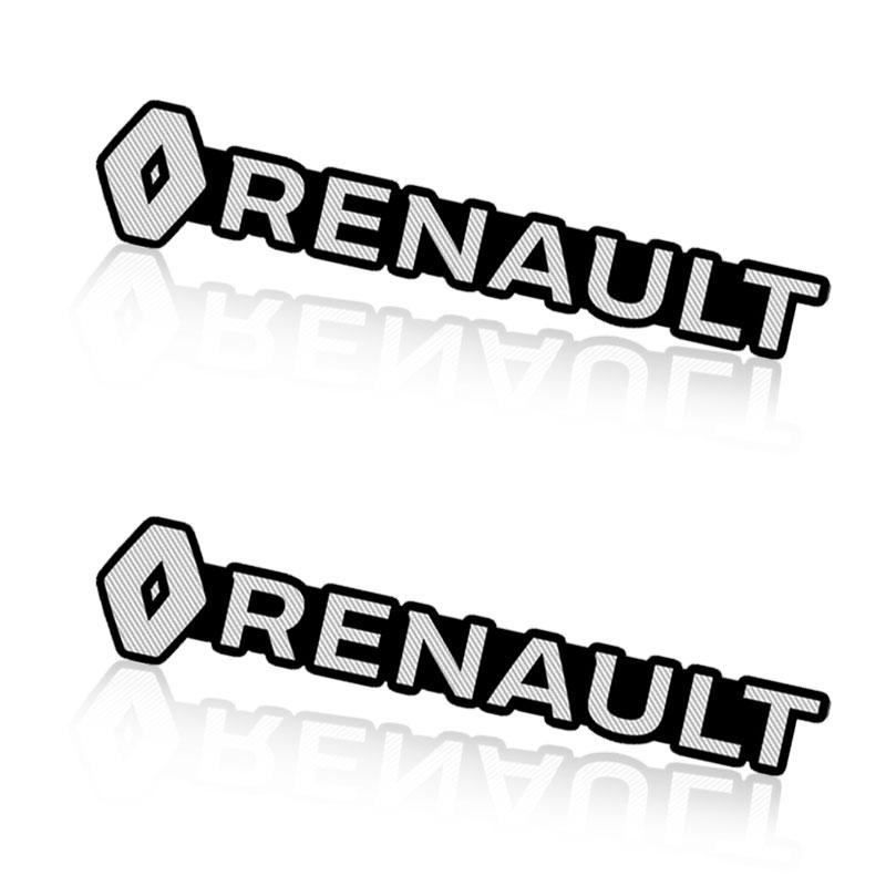 

Interior Stickers Car Styling Accessories Car Audio Decorate 3D Aluminum Badge Emblem Sticker For Renault DUSTER Megane 2 3 Clio
