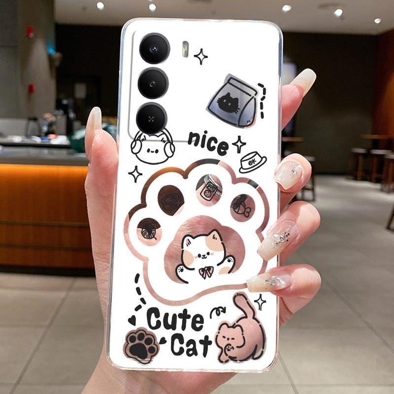 Casing For Realme C71 Case RMX5303 Silicone Aesthetic Cute Cat Cartoon Fashion Astronaut Transparent Cover C71 Realme Phone Case