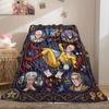 One Punch Man Stylish 2D Cartoon Flannel Blanket, Printed Decor for Sofa, Soft Bedding Travel Picnic Rug_LIAN
