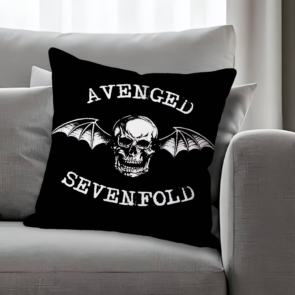 

AAvenged SSevenfold Various Sizes Square Pillow Case For Car Home Bedchamber Decor Custom Valentine gift 30x30 cm