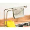 Multifunctional Over The Sink Storage Rack Stainless Steel Adjustable Shelf for Mess Release Kitchen Space