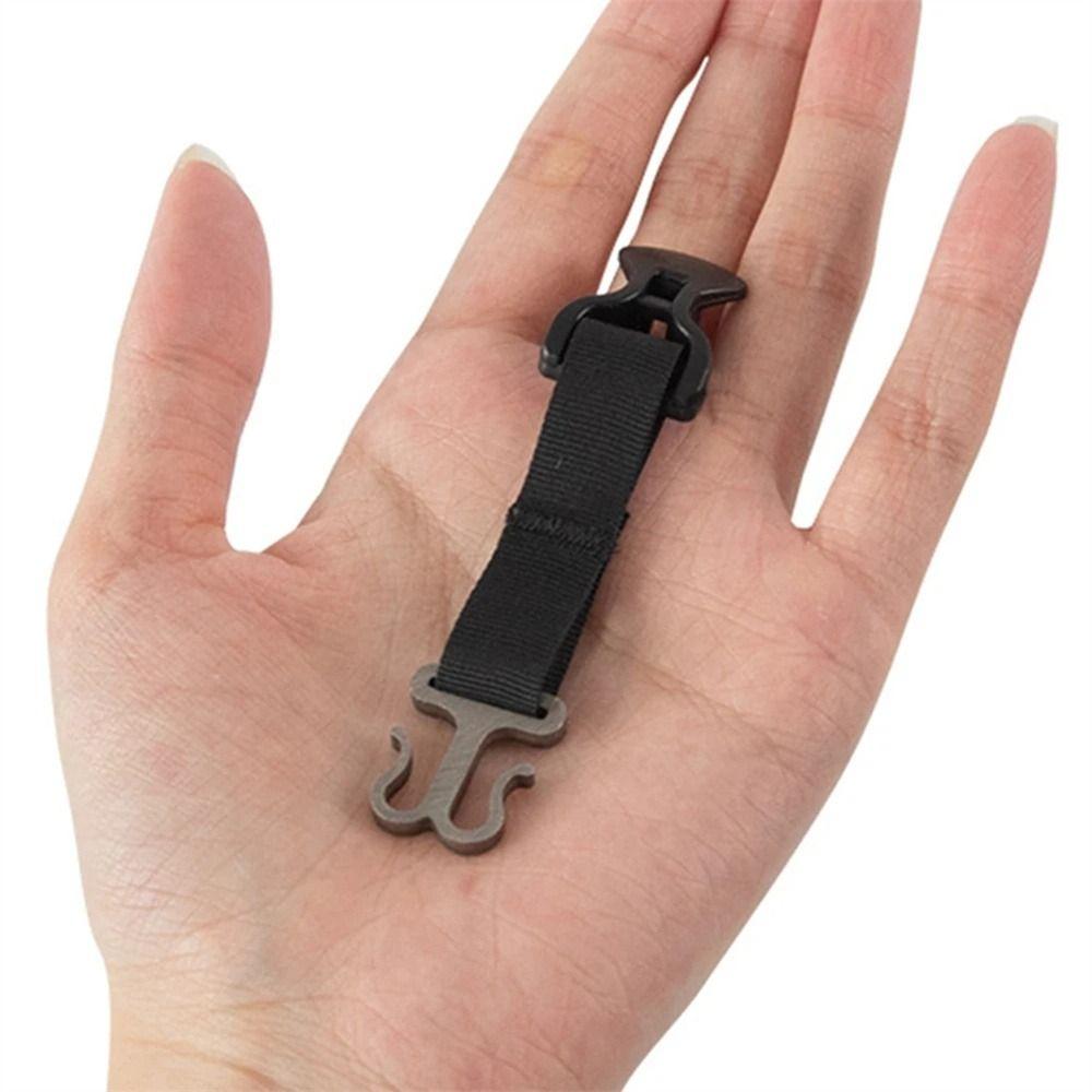 Double-door Camping Tent Buckle Stainless Steel Tent Rope Holder Hiking Climing