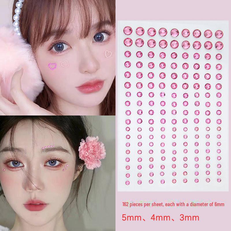 Pearl & Rhinestone Face Gems: Cross-Border Water Drop Diamond Stickers for Eye Decoration & Performance Makeup