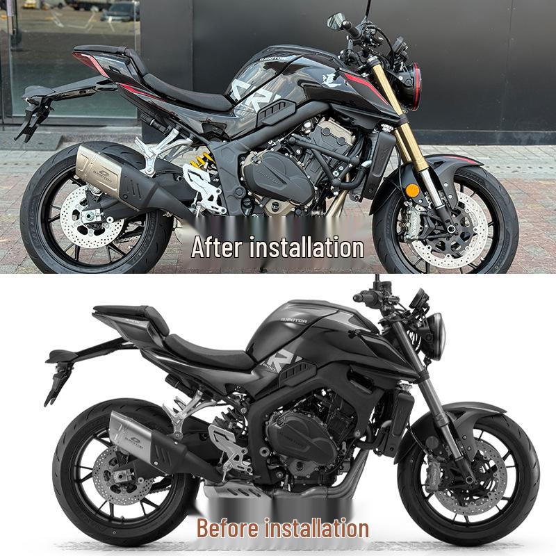 600RS Aluminum Alloy Spring Head Bumper with Carbon Steel Guard for Racing Bar Modification