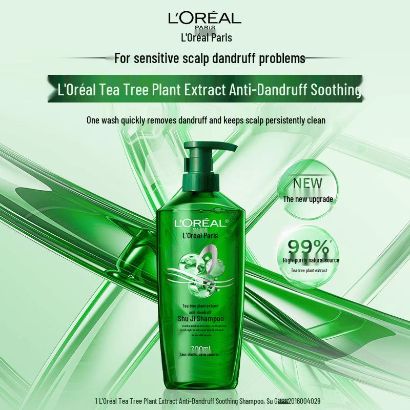 L Oréal Tea Tree Plant Extract Anti-Dandruff & Oil Control Shampoo