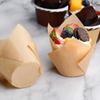 50ks Papírové košíčky na košíčky na tulipánové muffiny Olejotěsné košíčky vložka na pečení košíčků na muffiny košíčky na dorty nástroje na zdobení muffinů obaly na muffiny