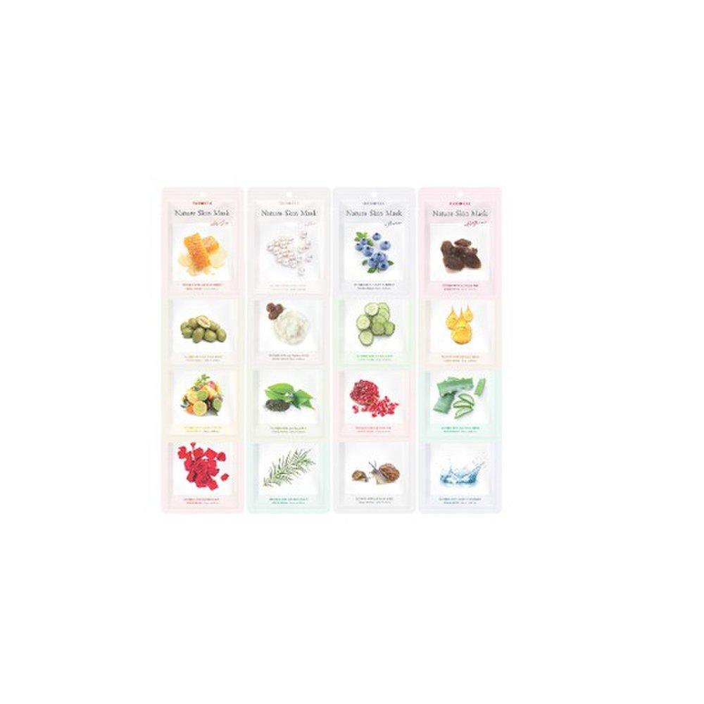 FoodaHolic 100 Sheets + Free Delivery 1 Pack Per Day Nature Skin Mask Pack