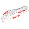 Baohatsu Radial Front Brake Caliper Support Bracket, Aluminum, Compatible with 11.5/11.8-inch Style Rotors, Wear-Resistant, Improved Braking Performan