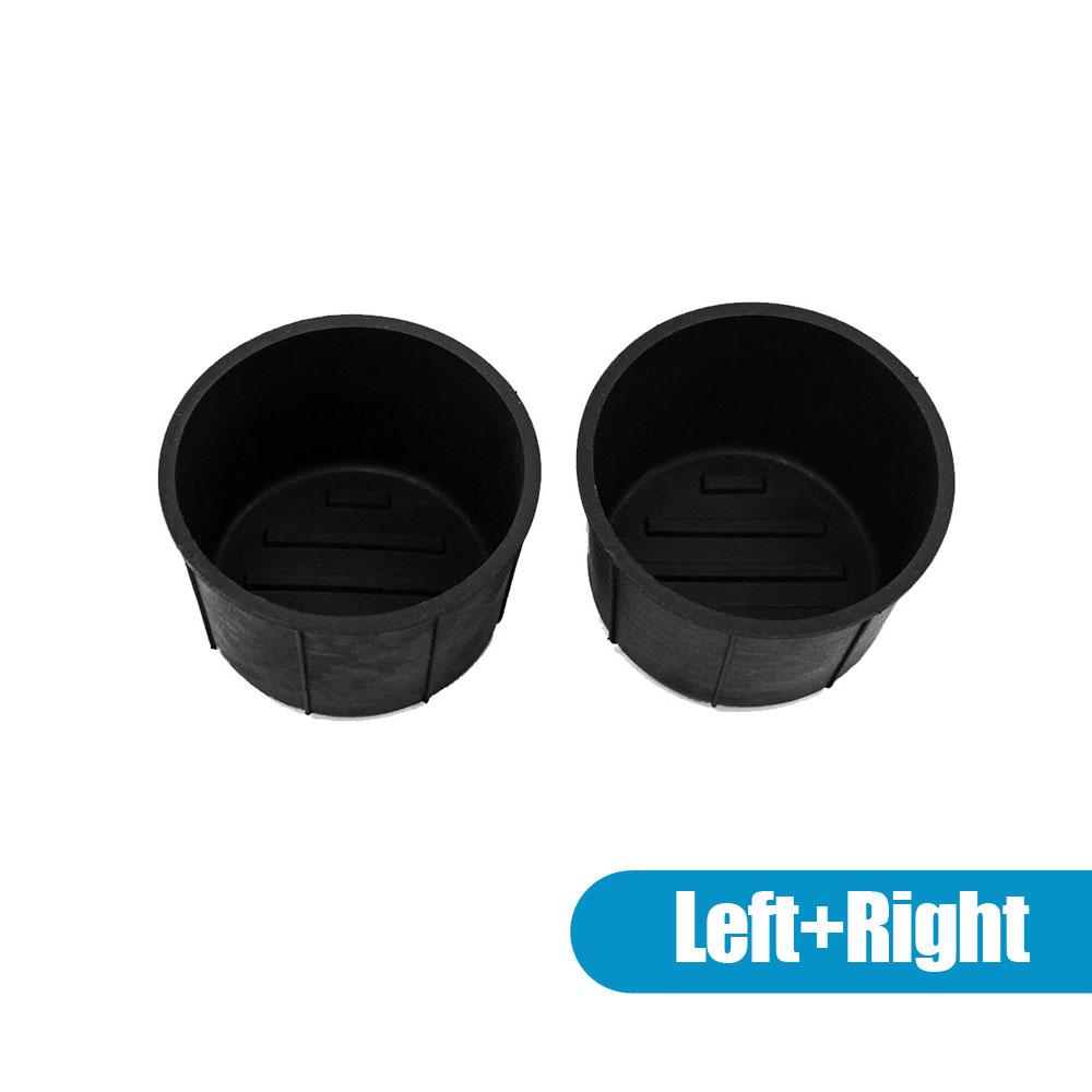 Rear Center Console Cup Holder Insert for Ford F150 2009-2014 Rubber Left Right Side W/Drink Mat Cleaning Liners Car Accessories