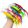 Sea Fishing Long Shot Big Octopus Squid Bait Luya Bait Fake Bait With Beard Plastic Squid Bait