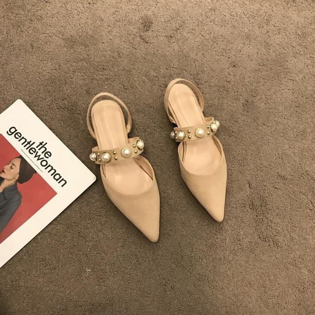 Block Heels Clear Sandals Fashion Womens Shoes  Mary Jane Suit Female Beige Chunky Luxury Summer Closed Open Low Shoes Women