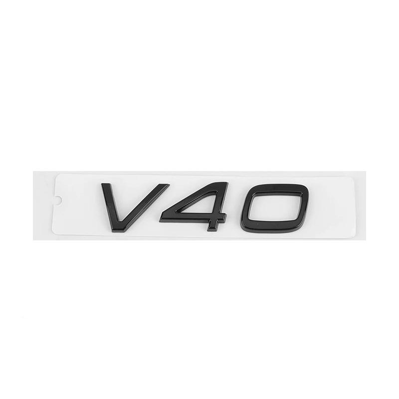 gbnkr10 1Pcs 3D Metal Stickers Car Body Trunk Decal For Volvo XC60 XC40 V60 V40 XC90 XC70 V50 S60 V70 S90 AWD S80 T6 V90 EX30 EX90 ES90