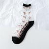 Transparent Crystal Glass Silk Socks Silk Short Socks New Lastic Socks