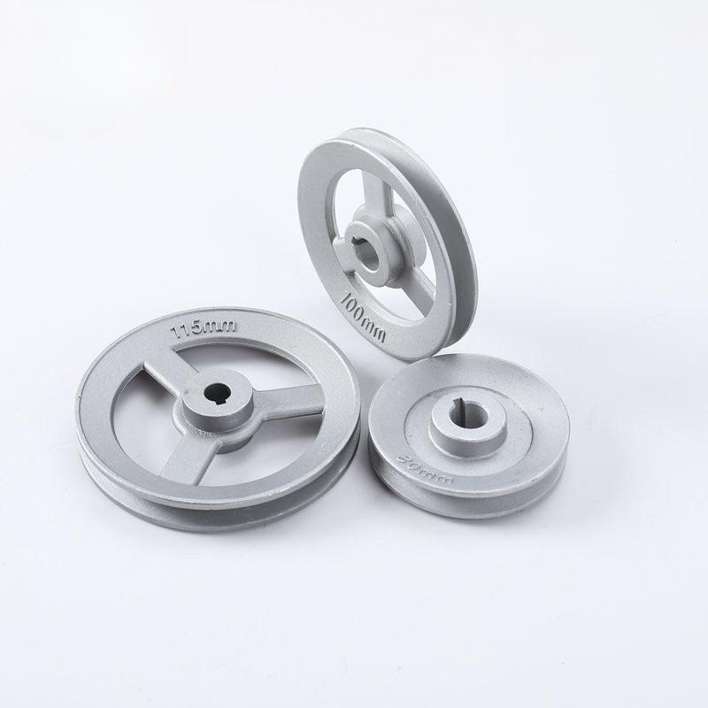 

2pcs Outer Diameter:120mm Inner Hole:15mm Industrial Sewing Clutch Motor Belt Pulley Electric Motor Wheel 2pcs