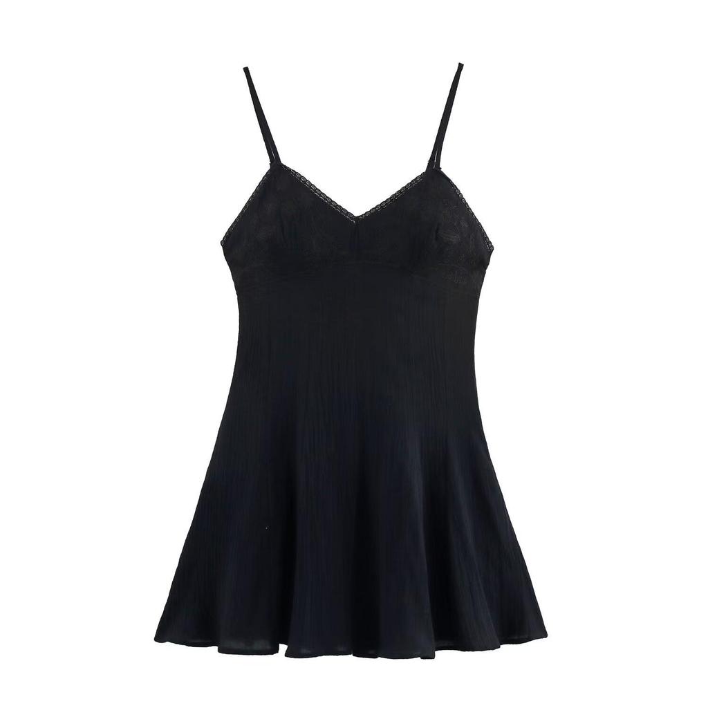 Spring 2025 Women's European & American Style Embroidered Short Dress