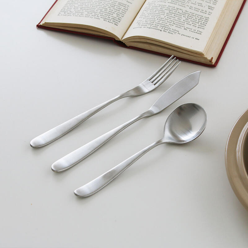 Domestic slim flower spoon butter knife home cafe cutlery Slim Hwachae Spoon