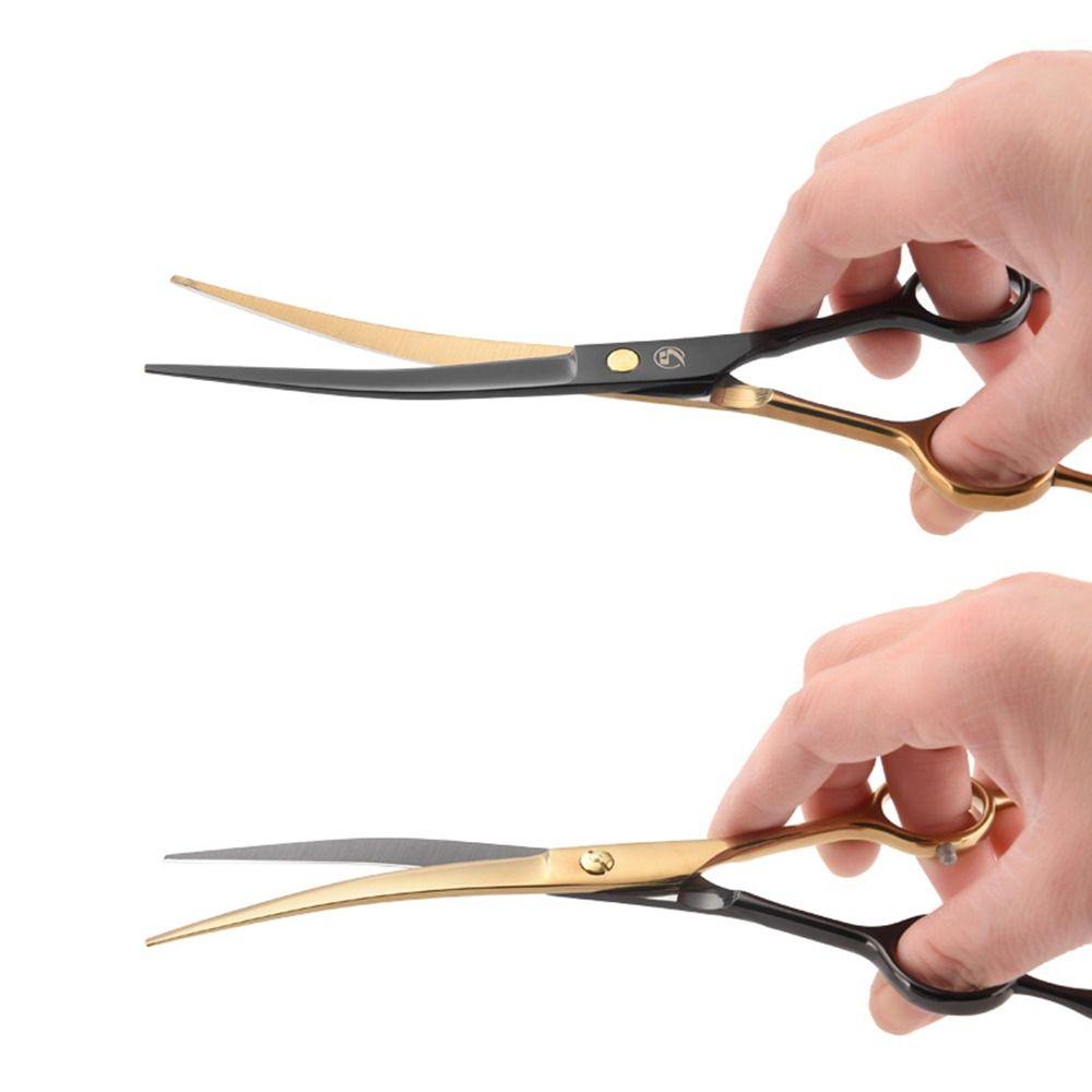 Professional Dog Grooming Scissors Black & Gold Pet Hair Grooming Scissor Thinning Pet Shears  Pet