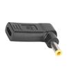 USB to DC Adapter Curved Head TypeC Female to Male 5.0x1.0mm Computer Accessories for Laptop