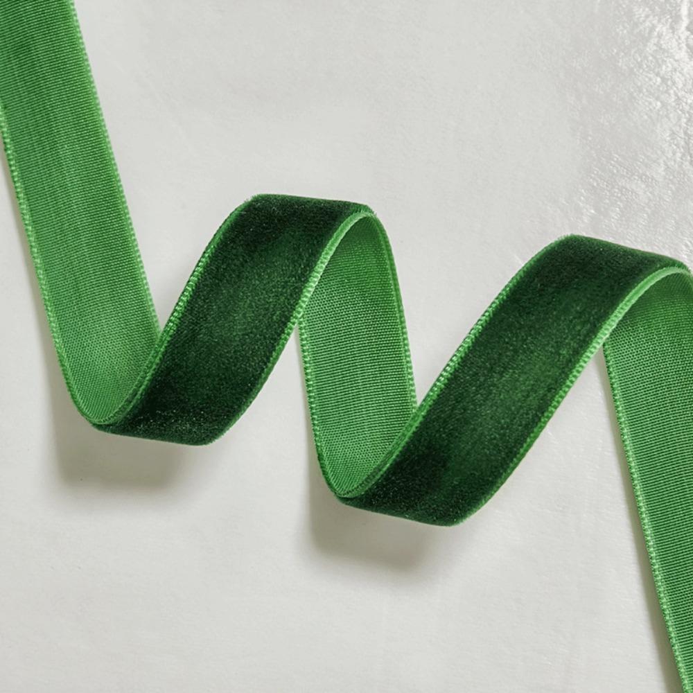 New 5 Yards Velvet Ribbon 6/10/15/20/25/40mm DIY Gift Wrapping Ribbon Single-Sided Handmade Velour Ribbons Bow Flower Bouquet
