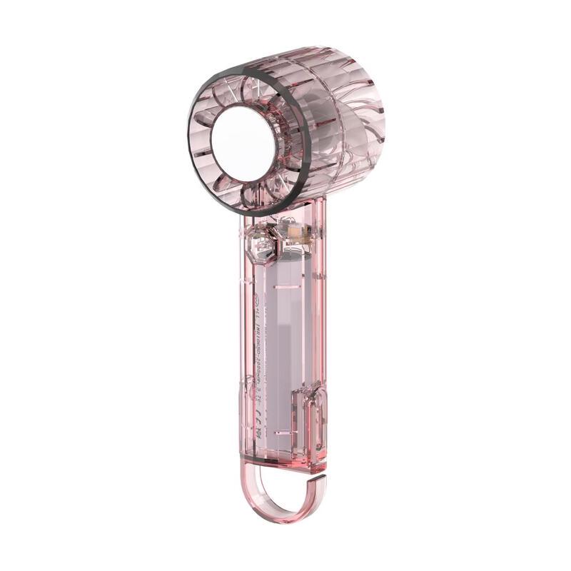 ZISIZ Mini Outdoor Turbine Handheld Ice Cooling Transparent Fan