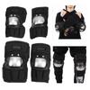 4Pcs Motorcycle Knee Elbow Guard Kit Protective Pads Outdoor Riding Support Brace Gear4Pcs Protection Gear