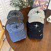 Retro Hole Three-dimensional Embroidery Cross Cap Unisex Four-season Sunscreen Baseball Cap Youth Shopping Trendy Hat