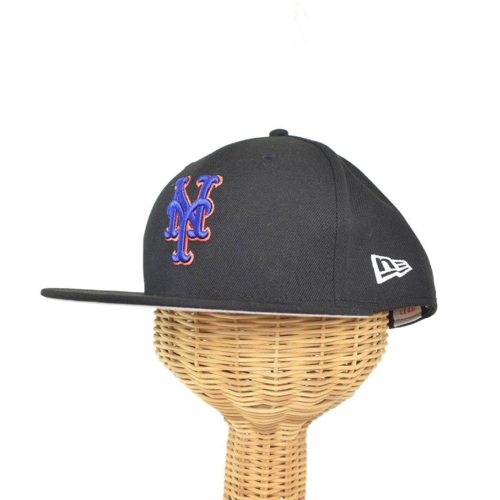 Used New Era NEW ERA The Met Cap Hat 8 Black Black
