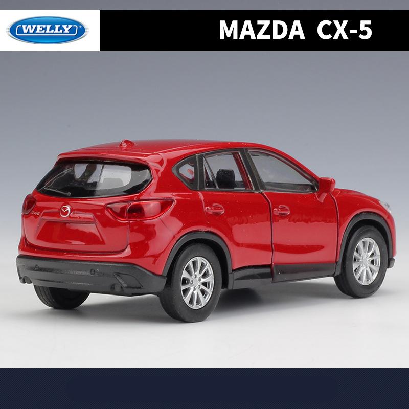 Welly 1/36 MAZDA CX-5 SUV Alloy Car Model Diecasts Metal Vehicles Car Model High Simulation Collection Childrens Gift Decoration