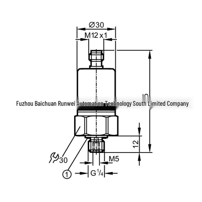PA3526 ifm Pressure Transmitter with Ceramic Sensor and Durable Housing - New Original PA3526