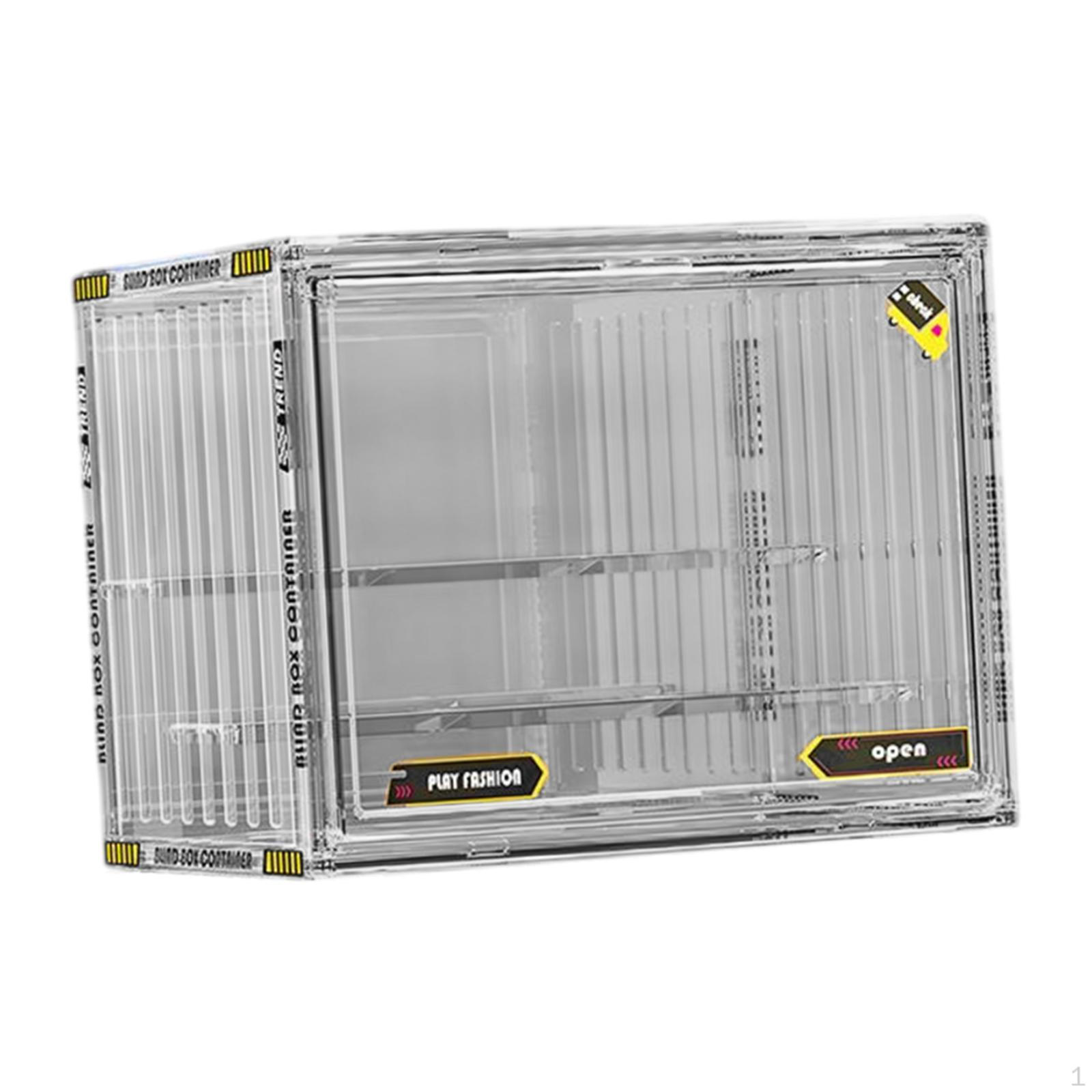 

Акриловый витринный шкаф для коллекционных фигурок - настольный с дверцей Large Clear