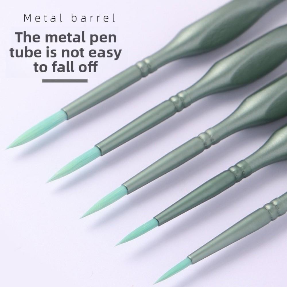 11pcs Acrylic Digital Oil Painting Pen Watercolor Drawing Pen Miniature Paint Brushes  Crafts Models