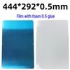 444*292*0,5 Weißer Schaumstoff Klebe-Bügeleisenblech mit Folienaufkleber - Magnetisches Edelstahl-Eisenblech