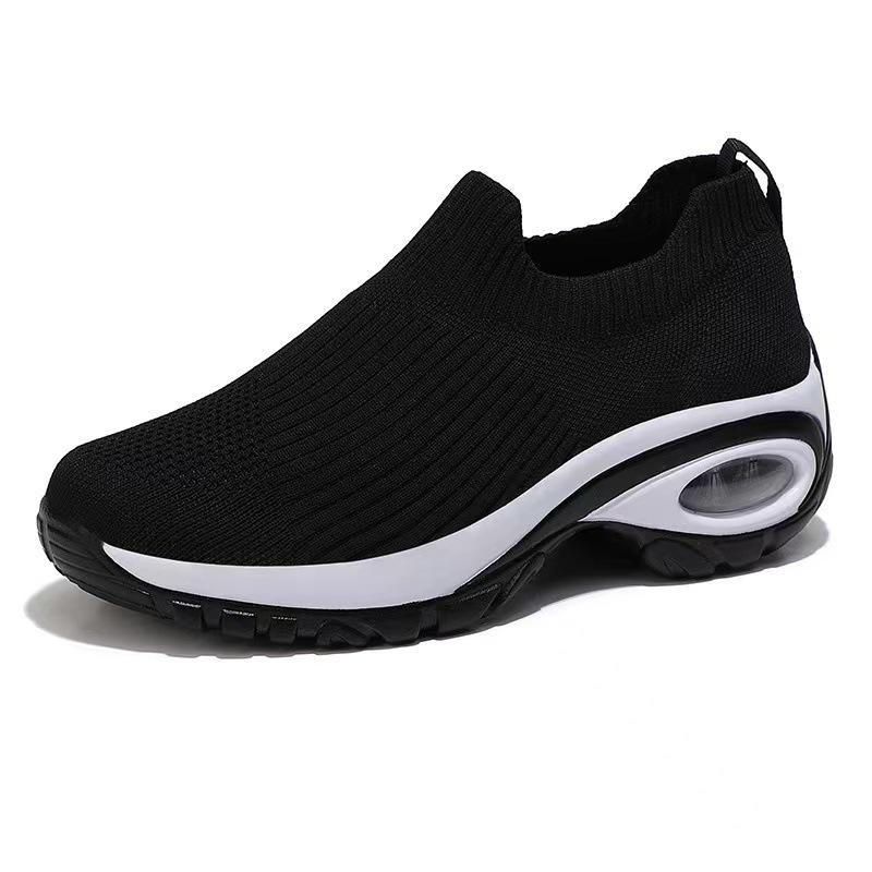 Socken-Schuhe mit einem Pedal, Freizeitschuhe, Schuhe für Frauen mittleren Alters, neue Herbst-Freizeitschuhe mit weicher Sohle