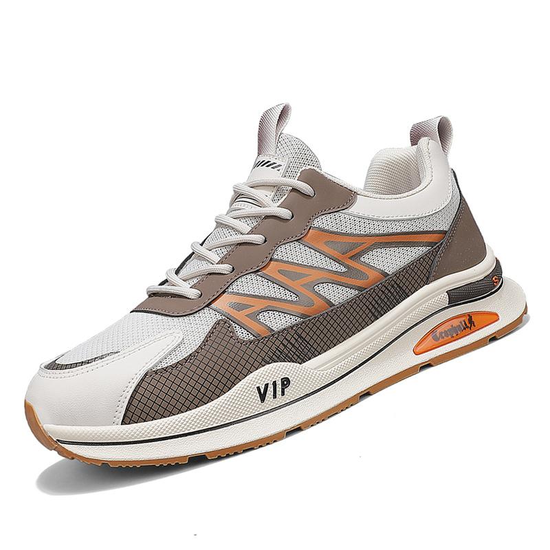 

2024 Новые мужские сетчатые спортивные туфли, модные, повседневные, дышащие и альпинистские мужские туфли, мужская дизайнерская обувь 44 бежевый