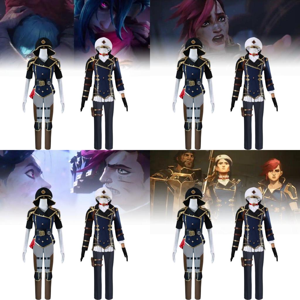 Fresh And Sweet Caitlyn Cosplay Outfit For League Of Legends With Amazing Accessories And Wig