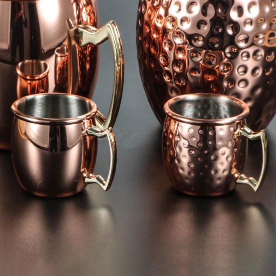 60ml Moscow Mule Mug Rustfritt stål Øl Vin Vann Melk Kaffekopp Drikketøy