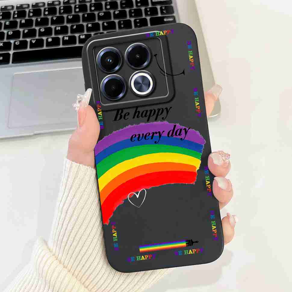 For Infinix Note 40 40X 5G Casing Lucky Girl Soft Silicone Case For Infinix Note 40 X  Note40 40X Pro 40Pro 5G Back Covers