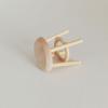 Stool Lightweight Mini DIY 1:12 Miniature Dollhouse Stool for Living Room