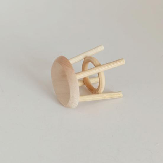 Stool Lightweight Mini DIY 1:12 Miniature Dollhouse Stool for Living Room
