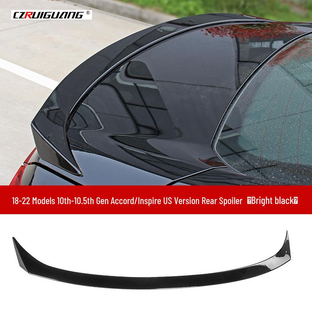 Compatible with 19 Honda Inspire/Accord Models: Front Lip, Side Skirts, Rear & Top Spoilers, Louvers Body Kit.