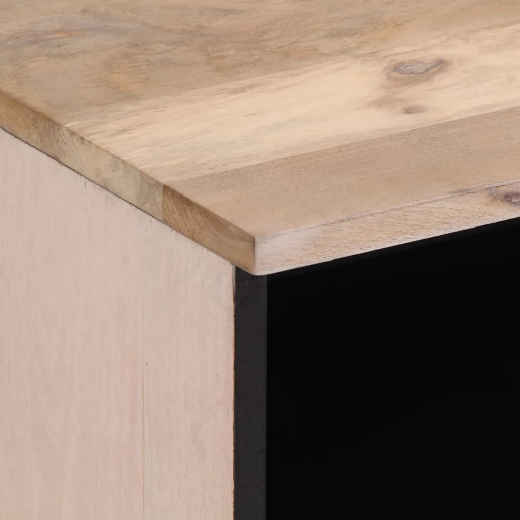 Nightstands 2 pcs. 40 x 34 x 46 cm Bleached Solid Mango Wood