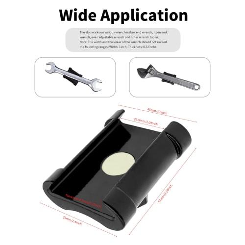 LOUJIN Wrench Extender Adapter with Mangett, Compatible with 1/2" Drive & 21mm Hex Drive, Upgraded Wrench Extension for Mechanics, Torque Multiplier T