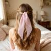 Hair Tie High Elasticity Bow Ribbon Design Lightweight Yarn Hair Rope Ponytail Holder Versatile Hair Accessory